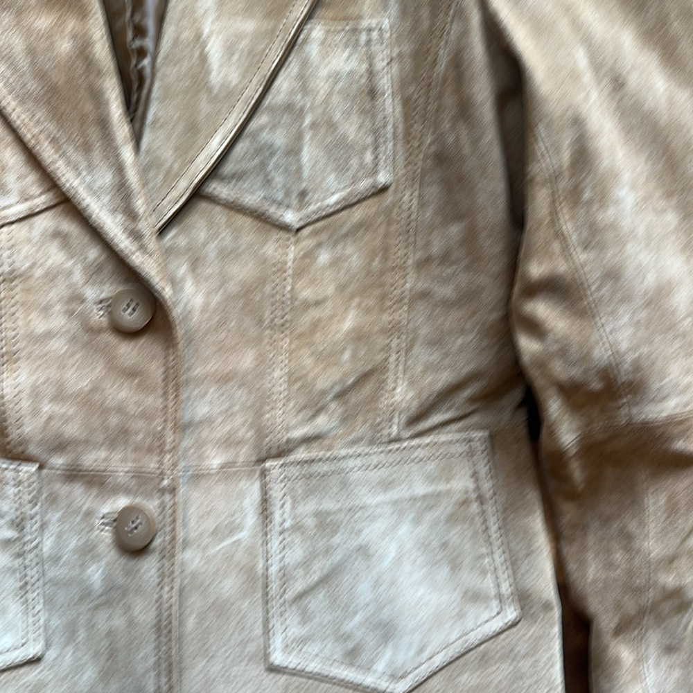 Caslon suede leather blazer jacket - Picture 3 of 7